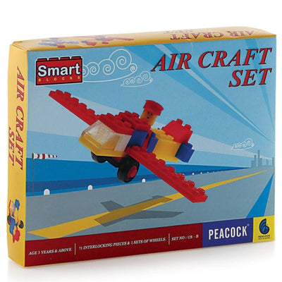 Smart Blocks Aircraft Set (Building Blocks Set) – 71 Pieces