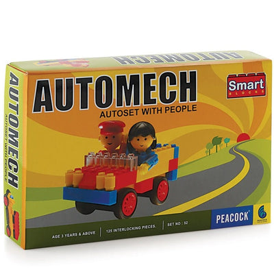 Smart Blocks Automech (Building Blocks Set) – 125 Pieces