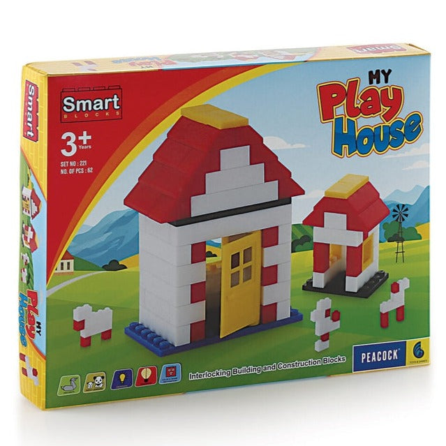 My Playhouse Set (Building Blocks Set) – 62 Pieces