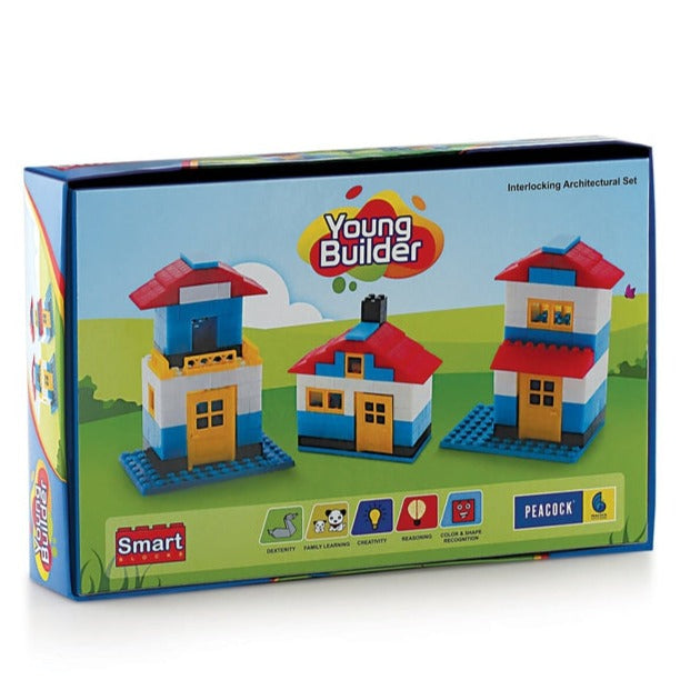 Smart Blocks Young Builder (Building Blocks Set) – 100 Pieces