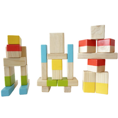 Simple Blocks (Wooden Building Blocks Set)