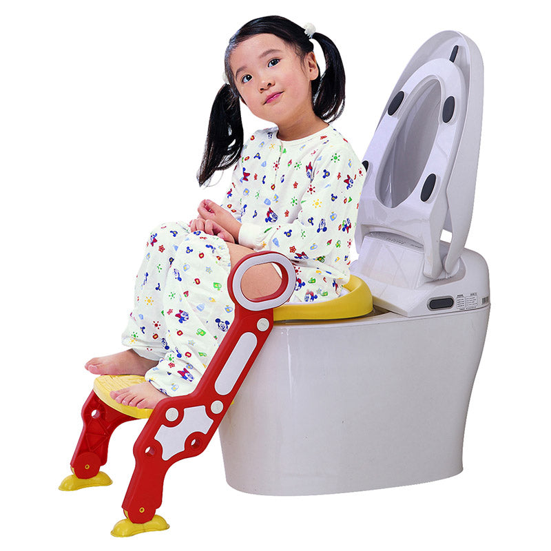 Step Stool Foldable Potty Trainer Seat- Yellow