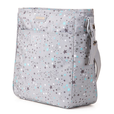 Blue Star Diaper Bag - Grey