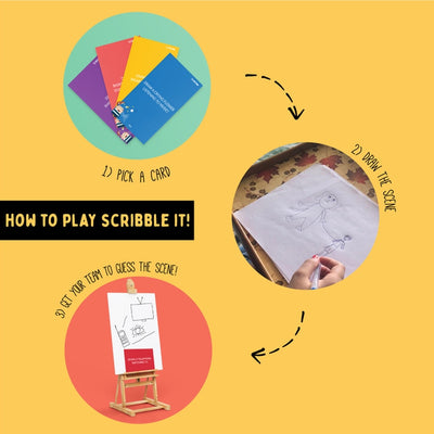 Scribble It- Drawing Game for Kids