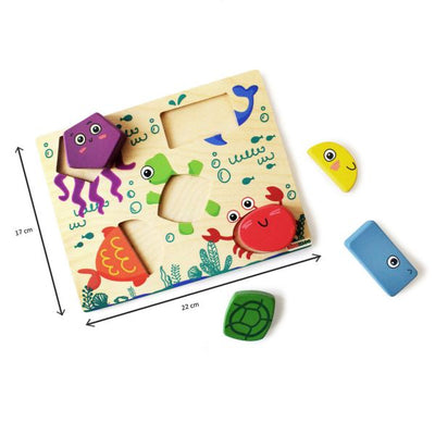 Under the Sea Shape Puzzle Set