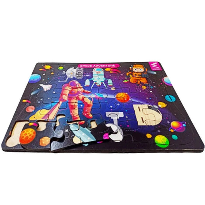 Wooden Jigsaw puzzle Space Theme