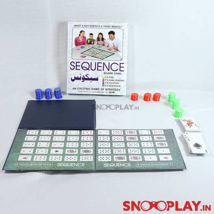 Sequence Board Game for Kids & Grownups