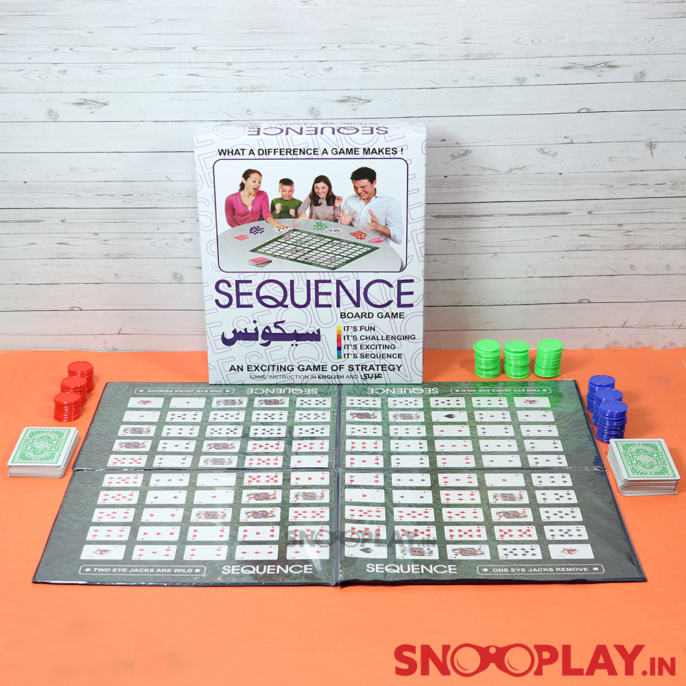 Sequence Board Game for Kids & Grownups