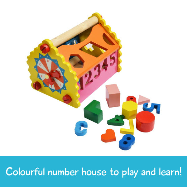 Shape And Number Sorter House (2-4 Years)