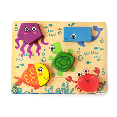 Under the Sea Shape Puzzle Set