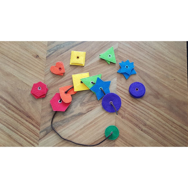 Shape Lacing Activity Set (1-4 Years)