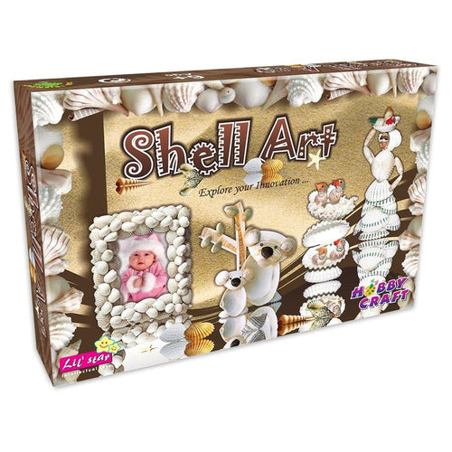 Lil' Star Shell Art Photo Frame - DIY Art Kit (8-12 Years)