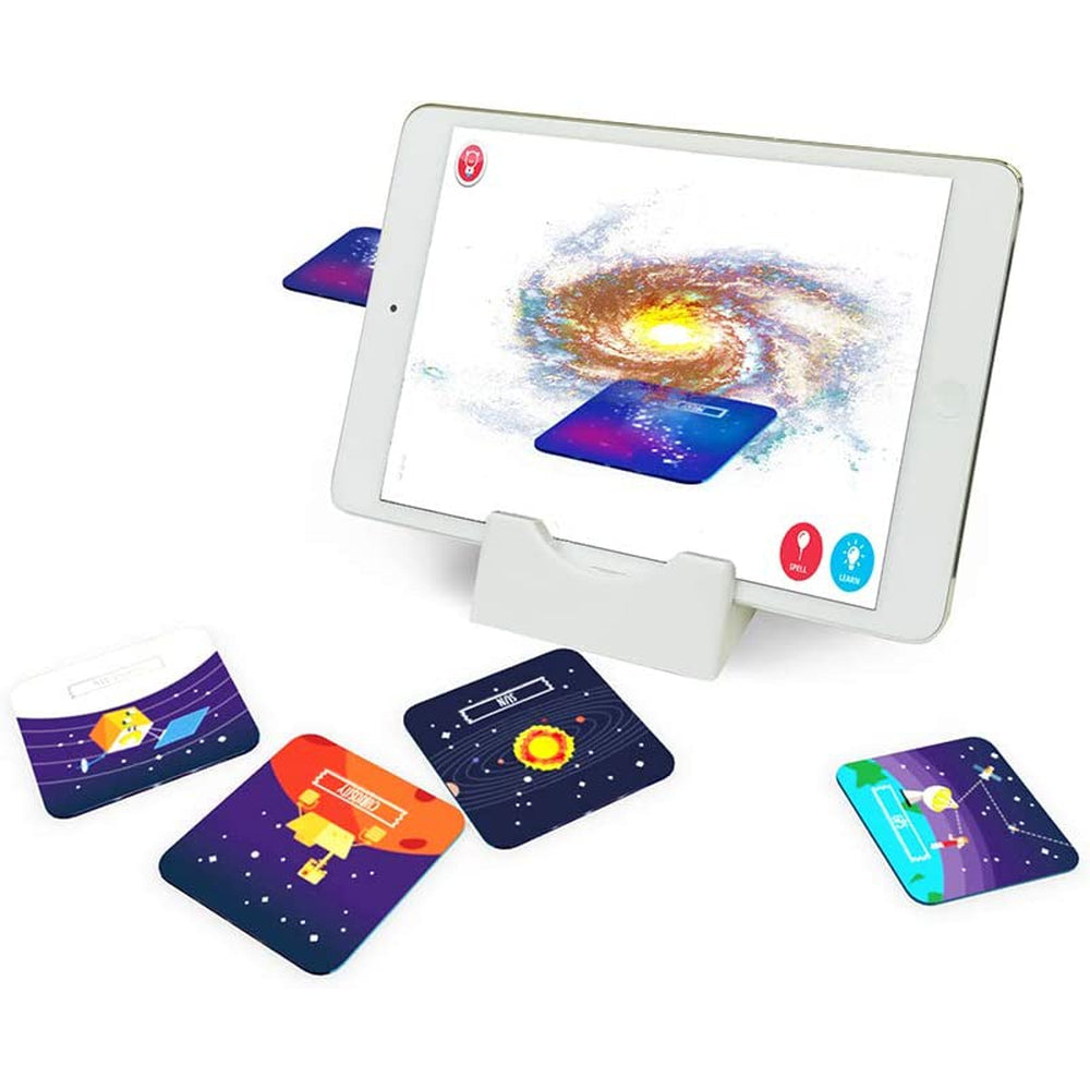 Galaxy AR Flashcards - 20 Outer Space Cards (Interactive STEM Game for Kids)