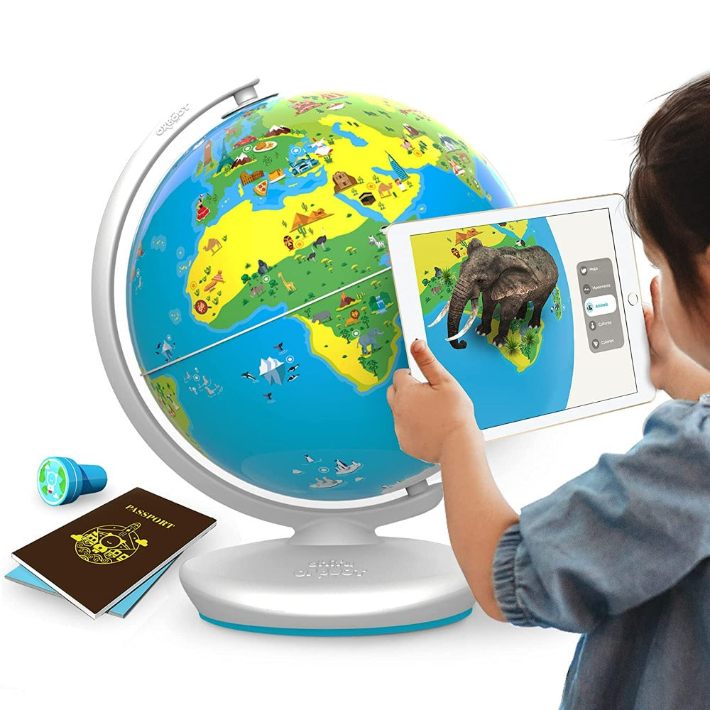 Orboot Earth (App Based) - Educational AR Globe with 400 Wonders
