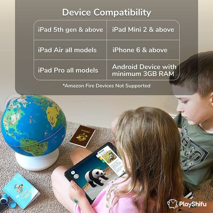 Orboot Earth (App Based) - Educational AR Globe with 400 Wonders