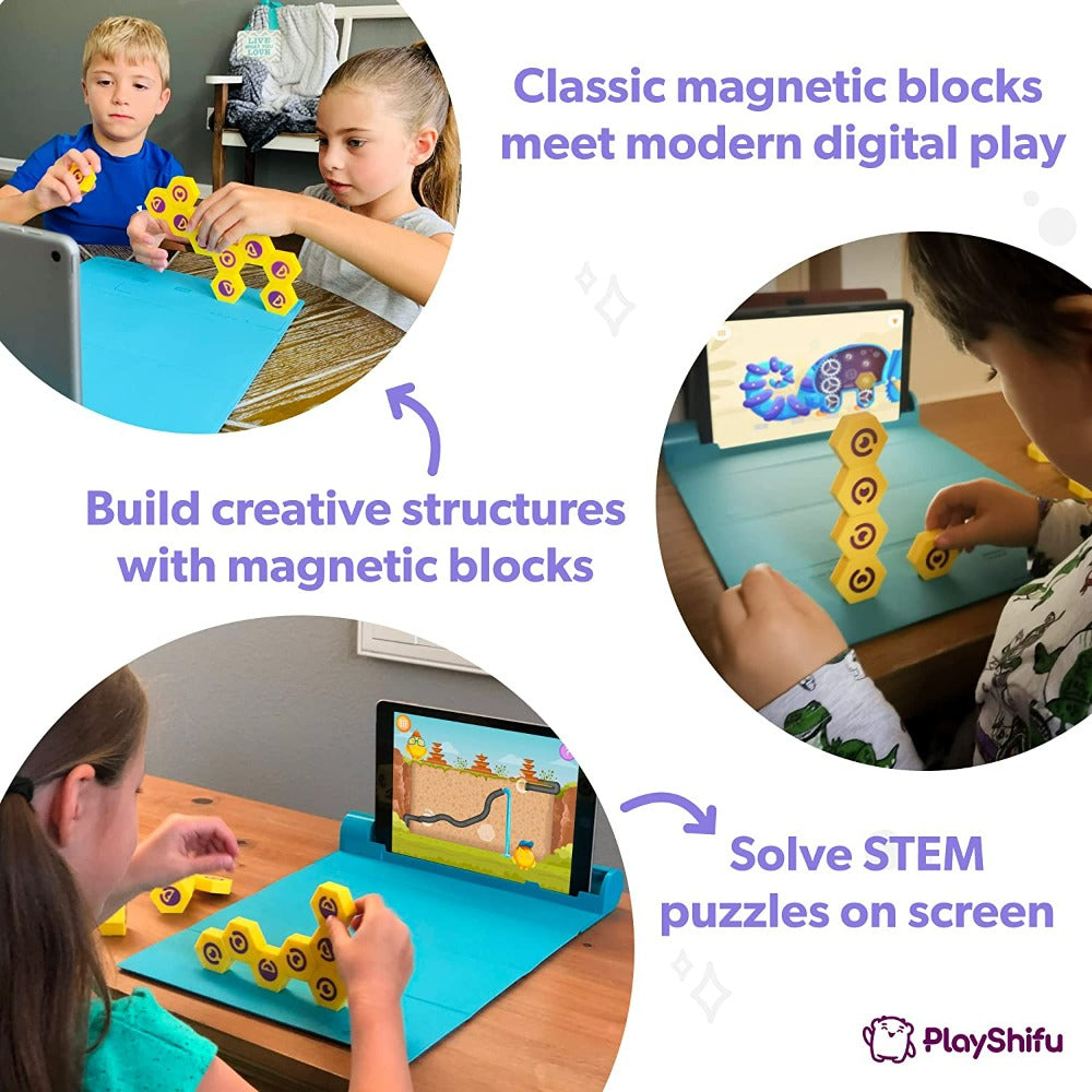 Plugo Link - STEM Puzzles Kit Magnetic Building Blocks Kit