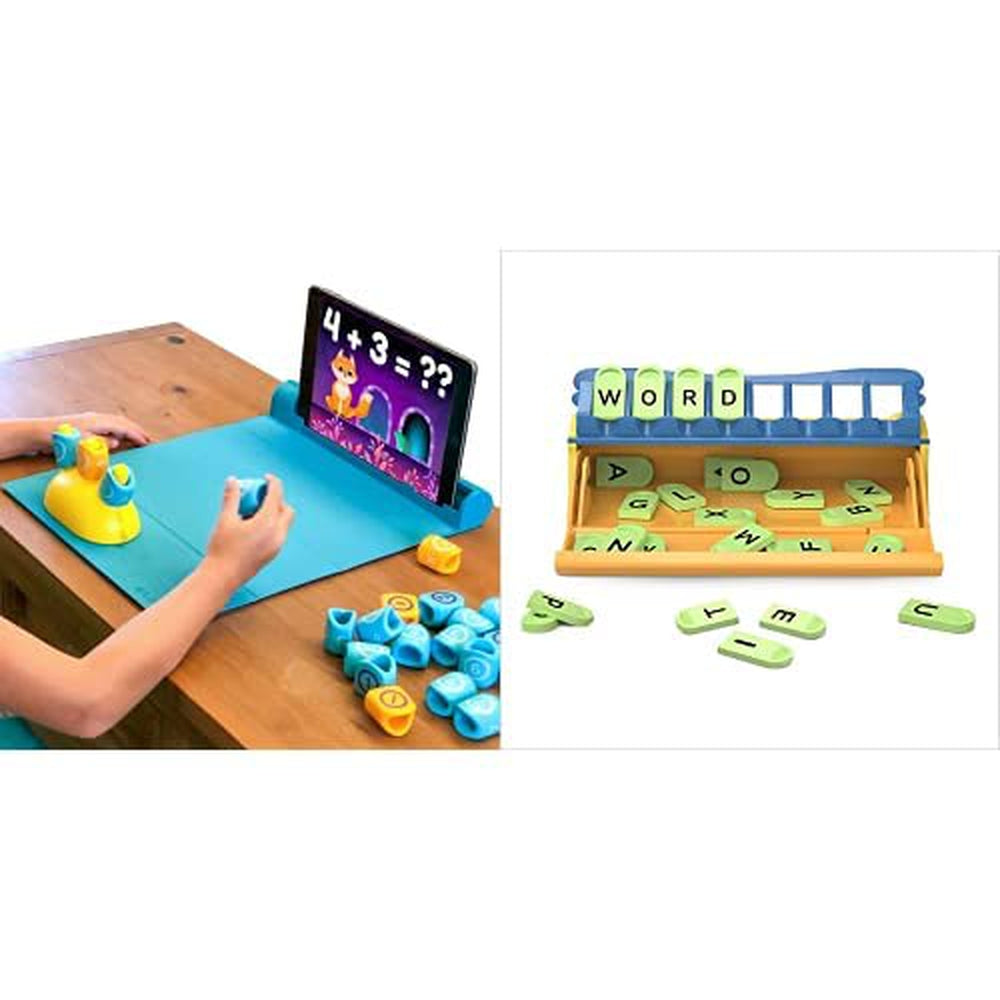 Plugo Learners Pack 2 in 1 - Count & Letters, Math Games, Words (STEM Toys)