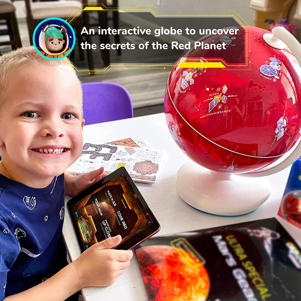 Orboot Mars - Interactive AR Globe, Space Adventure & Mars Research (STEM Toy & Gift)