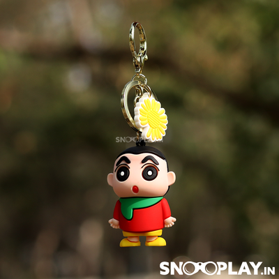 The complete view of the Shin Chan Figure keychain, perfect for gifting to all the mischievous ones.
