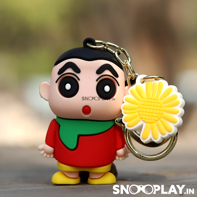 The cutest Shin Chan character keychain that comes in two designs, made of Silicon.