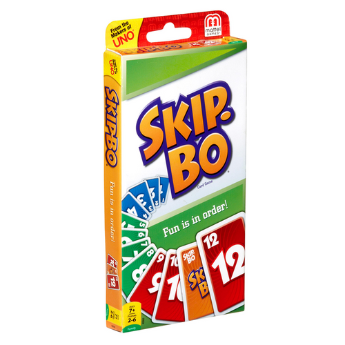 Mattel Original Skip Bo Card Game (7 Years till Grown Ups)