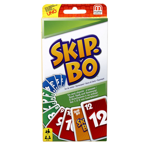 Mattel Original Skip Bo Card Game (7 Years till Grown Ups)