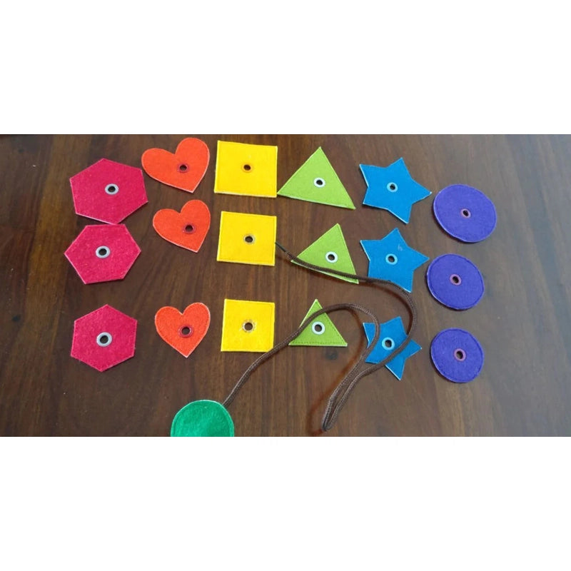 Shape Lacing Activity Set (1-4 Years)