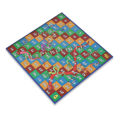 Ludo with Snakes & Ladders - (Educational Fun Fact Book Inside)
