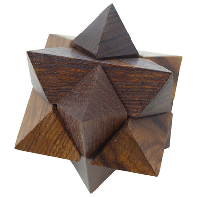 Wooden Star Cube Puzzle