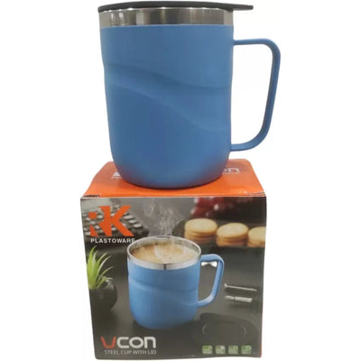 Vcon Steel Cup With Lid