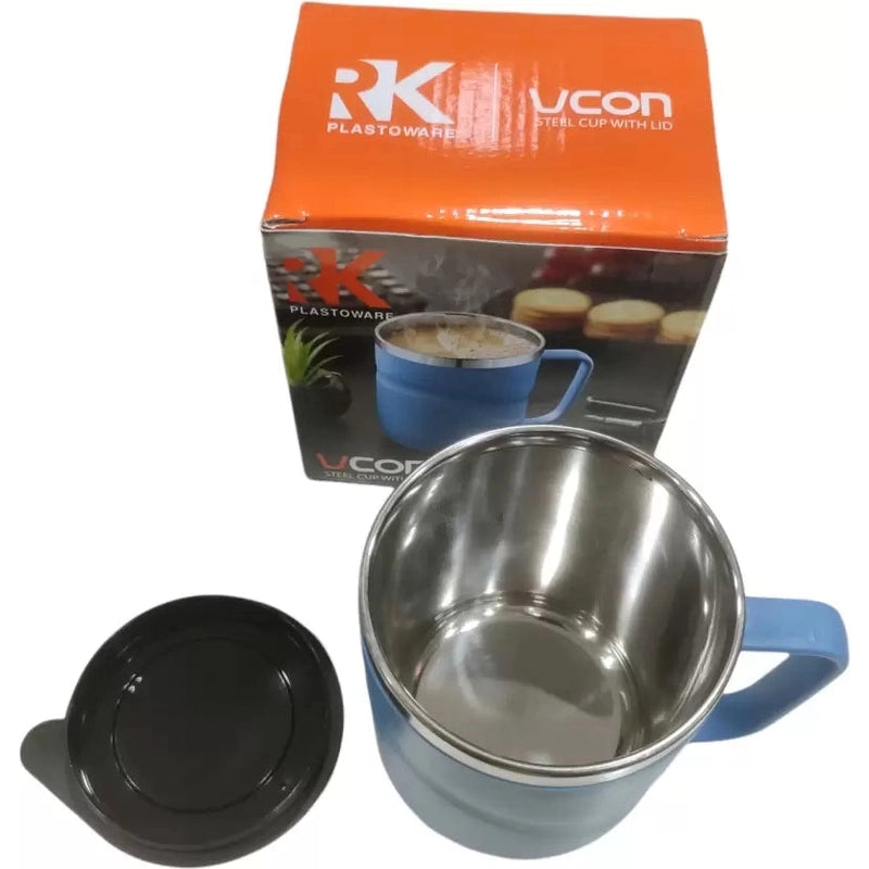 Vcon Steel Cup With Lid