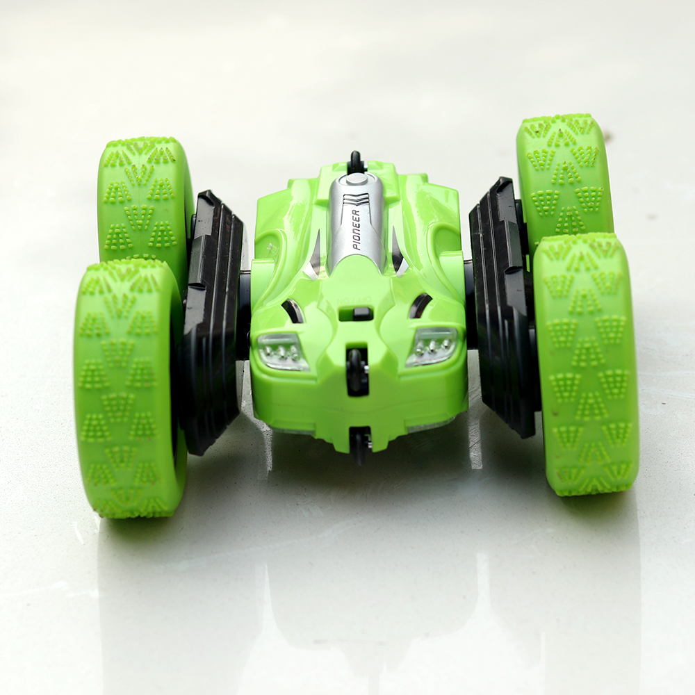 Remote Control Car Stunt Racing Machine with Lights (Assorted Colour and Design)