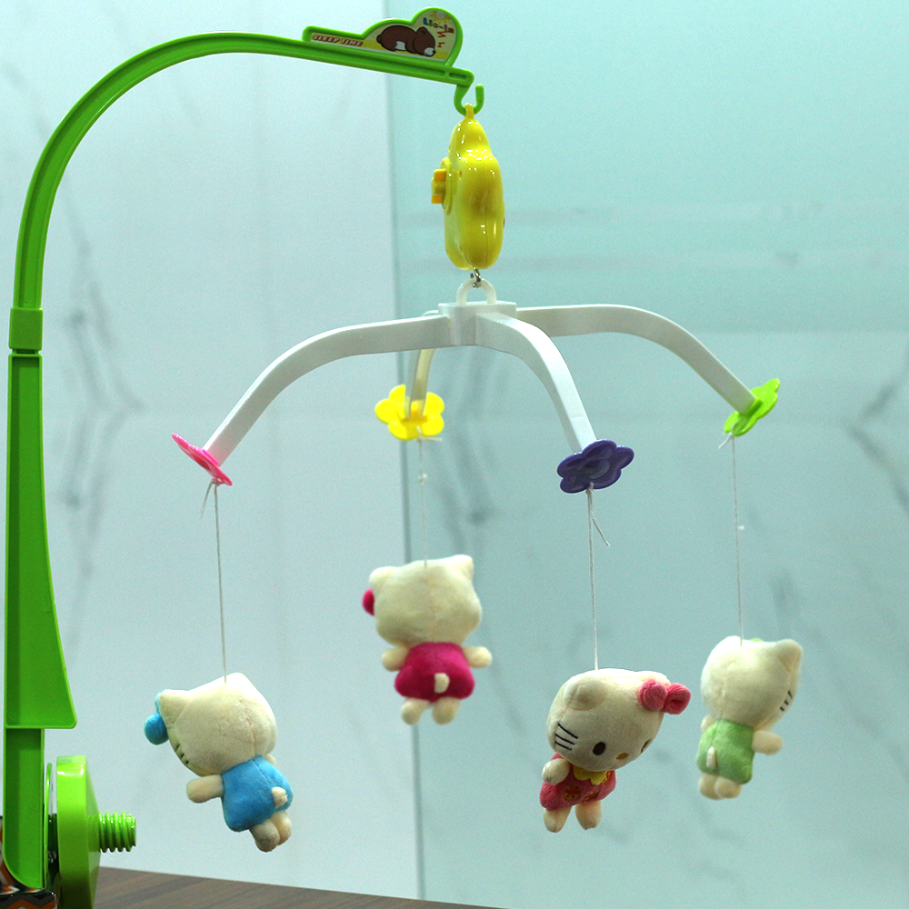 Sweet Cuddles Musical Cot Mobile (Soft Toys) - Cot Hanging Rattles for Babies