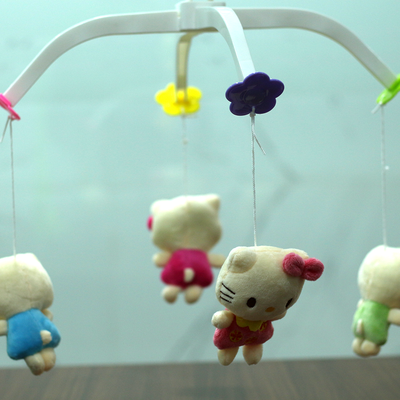 Sweet Cuddles Musical Cot Mobile (Soft Toys) - Cot Hanging Rattles for Babies