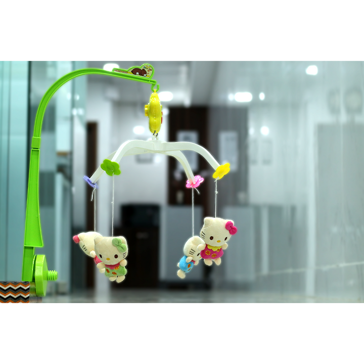 Sweet Cuddles Musical Cot Mobile (Soft Toys) - Cot Hanging Rattles for Babies