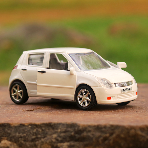 Centy Resembling Swift Hatchback Pullback Toy Car with Openable Doors (1-4 Years) | Assorted Colors