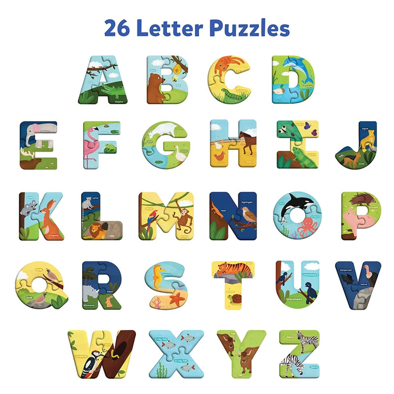 The Animal Alphabet Puzzle Game