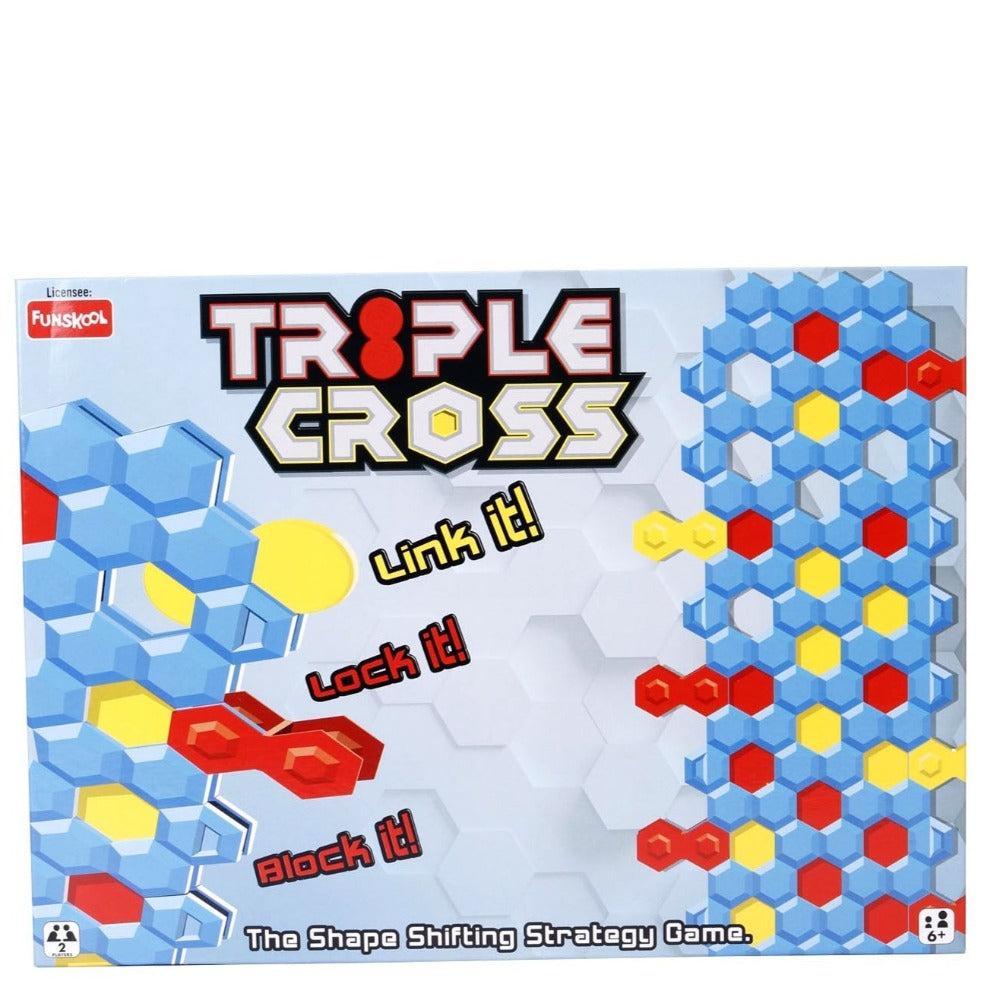 Original  Triple Cross Strategy Game (Link It, Lock it, Block it!)