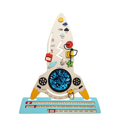 Space Shuttle With Launchpad Busy Board