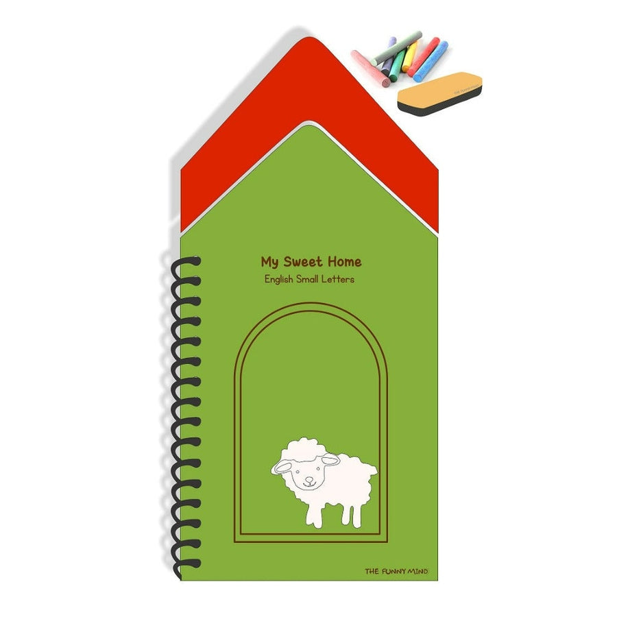 A to Z English Small Alphabets Reusable Chalk Book