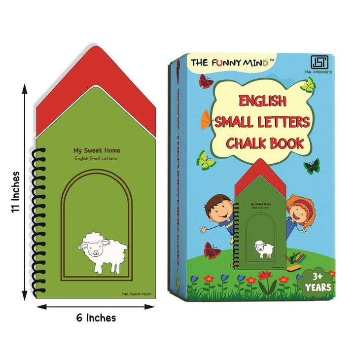 A to Z English Small Alphabets Reusable Chalk Book