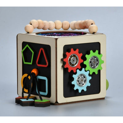 4" Travel Activity Busy Cube