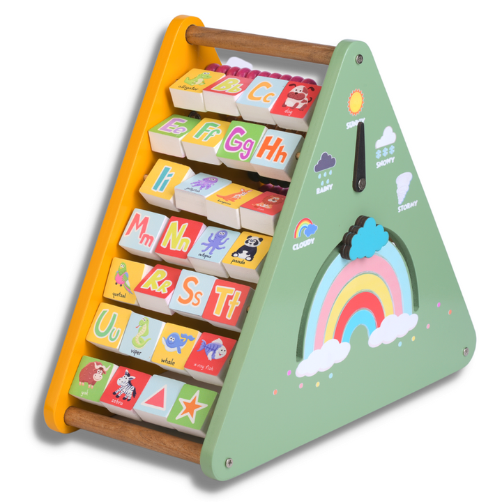 7-in-1 Wooden Activity Triangle (3-7 Years)