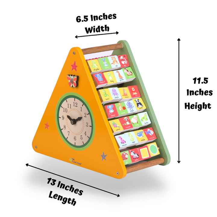 7-in-1 Wooden Activity Triangle (3-7 Years)