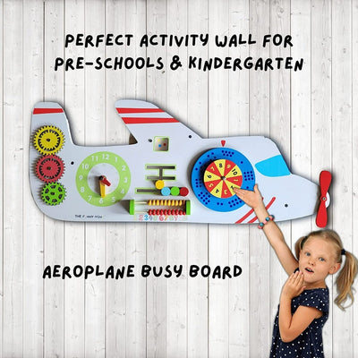7+ Activities Aeroplane Wall Busy Board