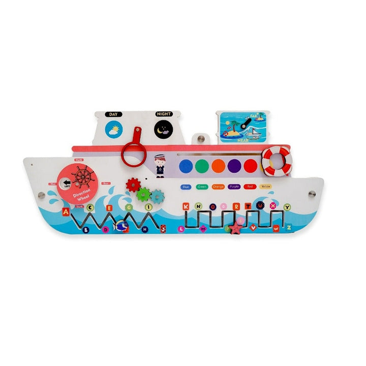 7 in 1 Activities Sea Ship Rugged Busy Board