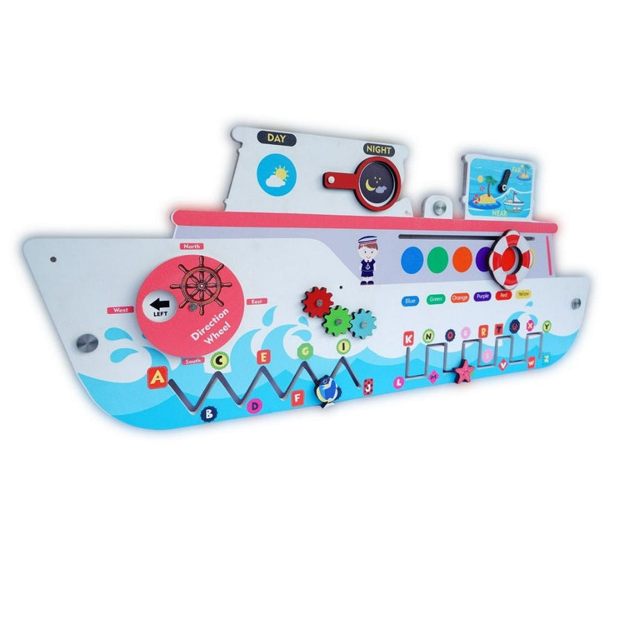 7 in 1 Activities Sea Ship Rugged Busy Board