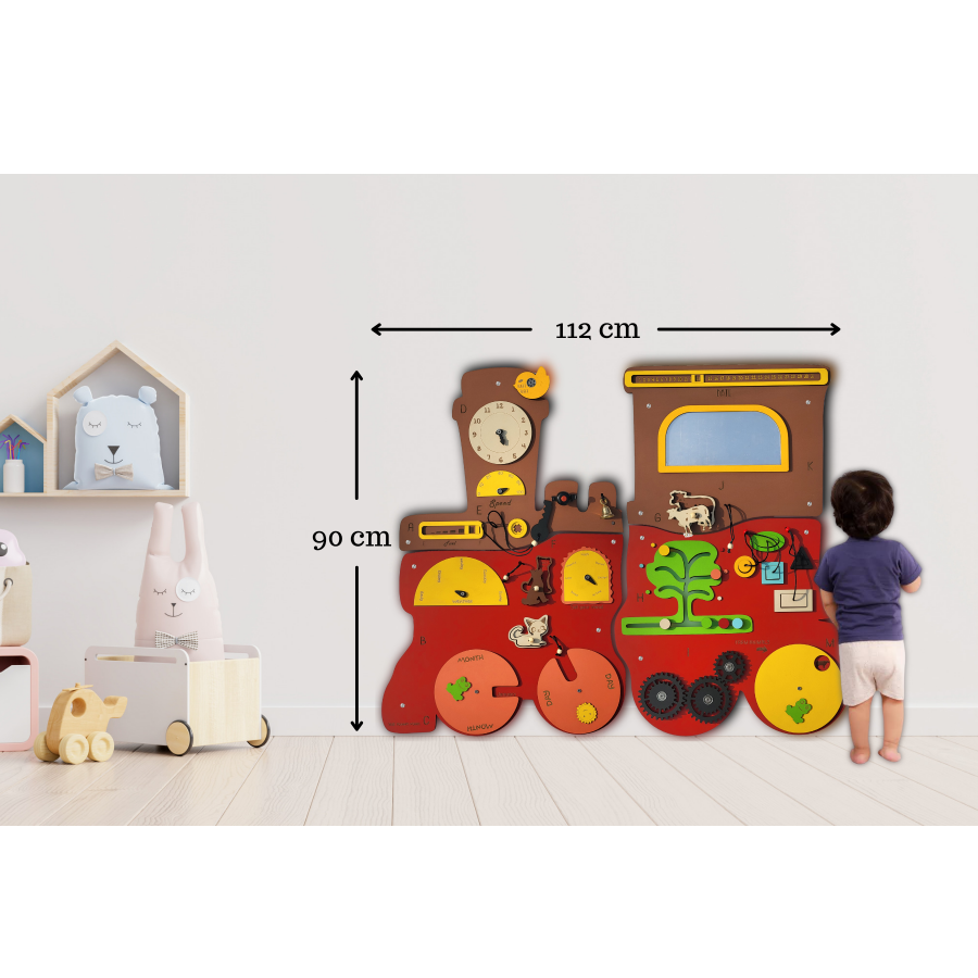Talking Train Busy Board Activity Wall Panel (COD Not Available)