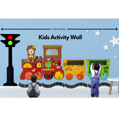 Talking Train, 2 Different Activity Coach, Height Measure Signal, and Alphabets Track (COD Not Available)