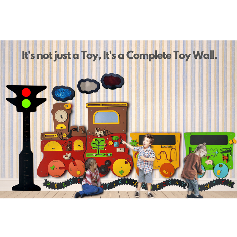 Talking Train, 2 Different Activity Coach, Height Measure Signal, and Alphabets Track (COD Not Available)